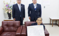 染谷議員が全国市議会議長会から表彰を受けました